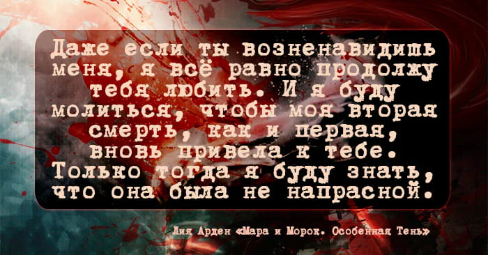 Цитата из книги Мара и Морок: Особенная тень